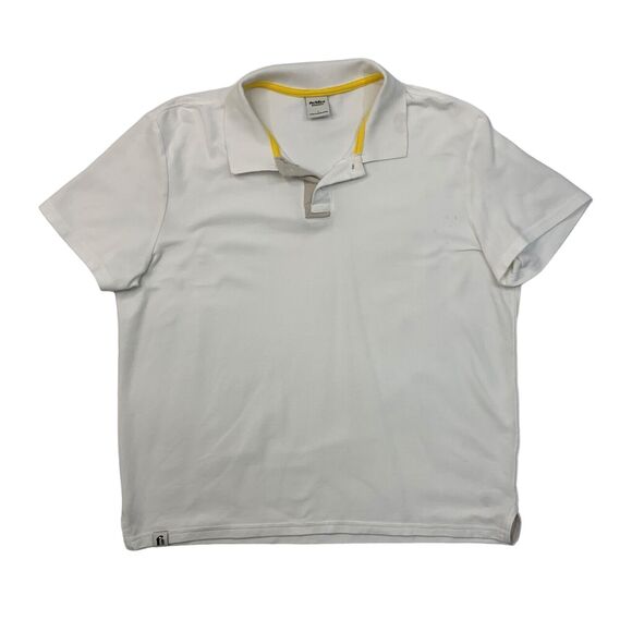 Bonobos Fielder Polo Shirt Mens L Large White Short Sleeve Collared Cotton Knit - Picture 1 of 13